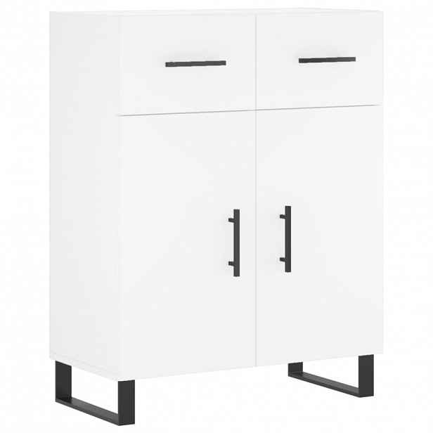 vidaXL Příborník bílý 69,5 x 34 x 90 cm kompozitní dřevo