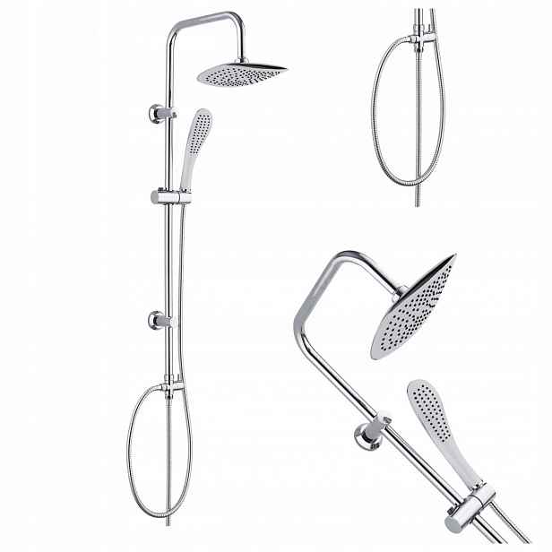 Sprchová Sada Modern S Dešťovou Sprchou 180 x 230 mm Sprchová Baterie