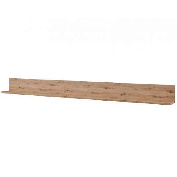 Police na zeď Asko Living, 180 cm, dub artisan