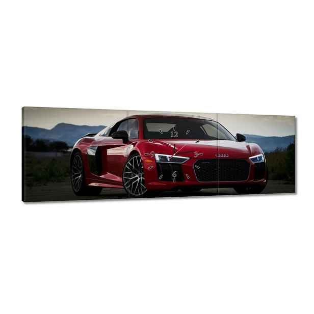 Hodiny 120x40 Audi Quattro Auto