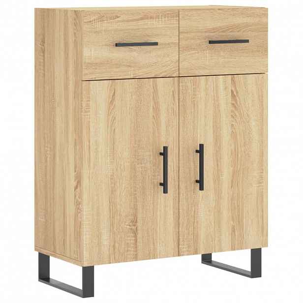 vidaXL Příborník dub sonoma 69,5 x 34 x 90 cm kompozitní dřevo