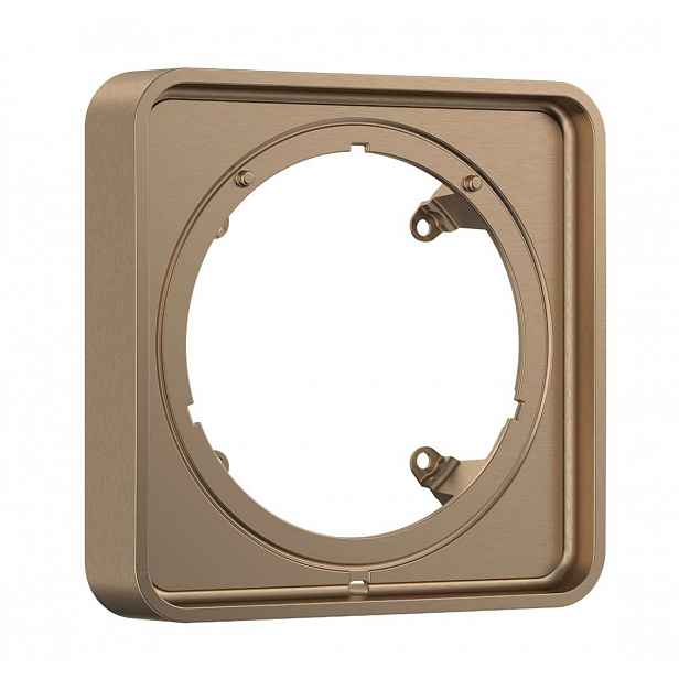 Axor ShowerSelect ID - Prodloužení 17x17 cm, kartáčovaný bronz 13643140
