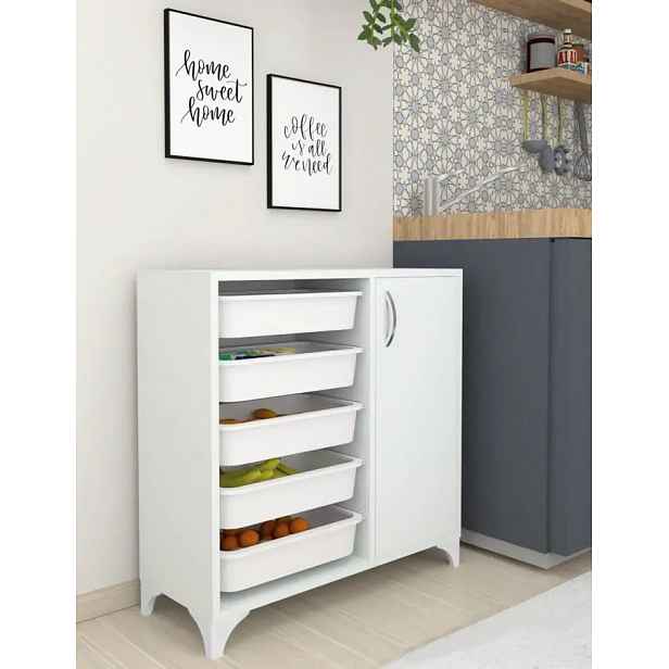 Casarredo Multifunkční skříňka 1D xali bílá