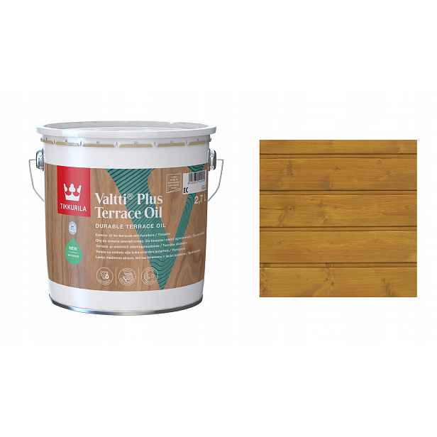 Tikkurila Valtti Plus Terrace Oil 2,7L 236A Zlatý Olej Na Terasy