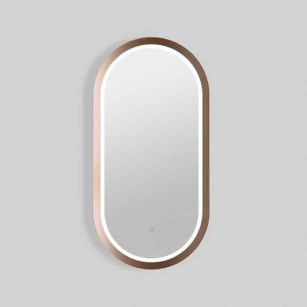 Zrcadlo se senzorem SAT Aurum 40x80 cm rose gold SATZAUR4080BRG