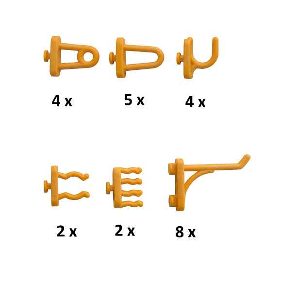 ARTPLAST Sada háčků na panely Art Plast