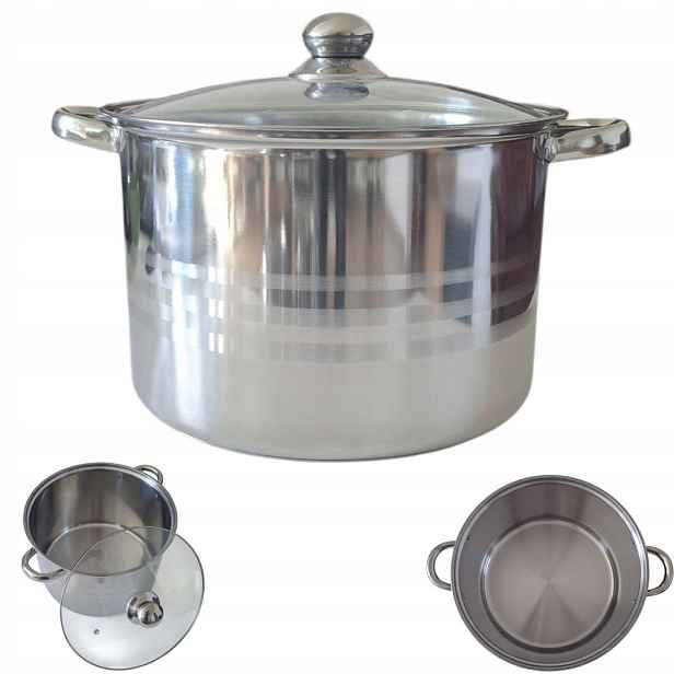 Hrnec Nerezová Ocel 28 cm Gar 12,5L Pro Gastro S Kovovým Víkem