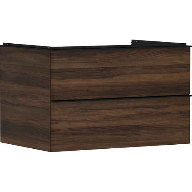 Skříňka pod umyvadlo pod desku Hansgrohe Xelu Q 78x49,5x55 cm tmavý ořech 54077670