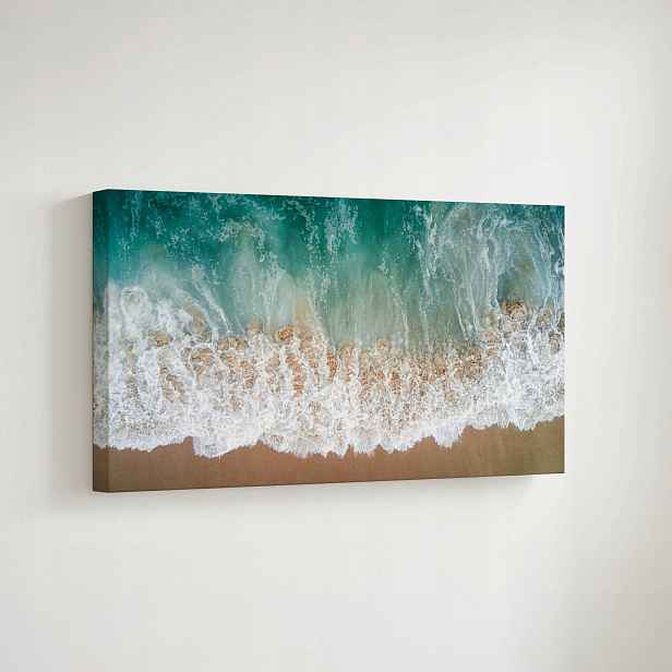 Obraz na plátně Maledivy pláž palmy na zeď 70x50 cm