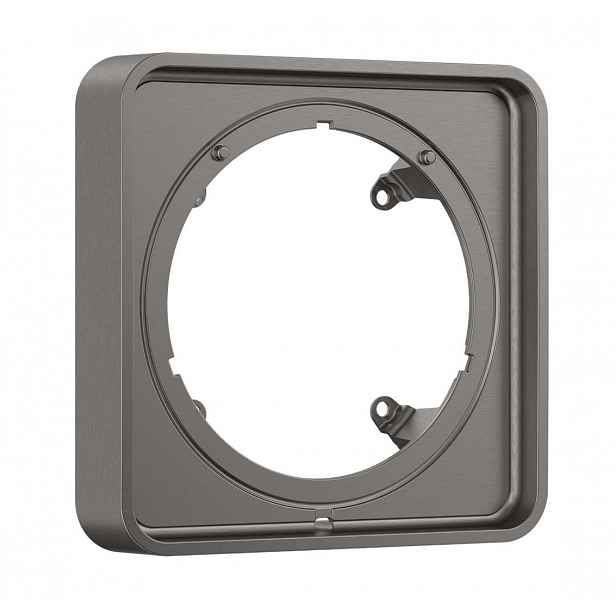 Axor ShowerSelect ID - Prodloužení 17x17 cm, kartáčovaný černý chrom 13643340