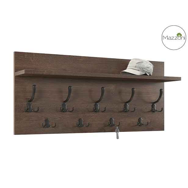 Casarredo Věšák s policí 90 cm dub/černá