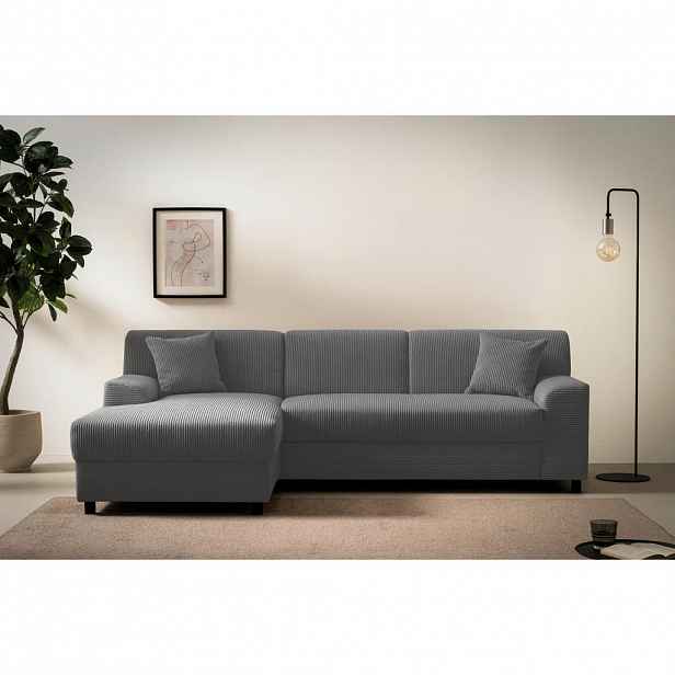 MID.YOU ROHOVÁ ROZKLÁDACÍ POHOVKA, textil, šedá