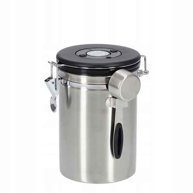 Plechovka Na Kávu S Klipem A Odměrkou, 1700 ML, Stříbrná, Zeller