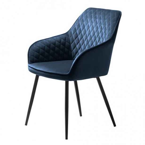 Unique-Furniture MILTON jídelní židle unique furniture modrá polyester 38460010