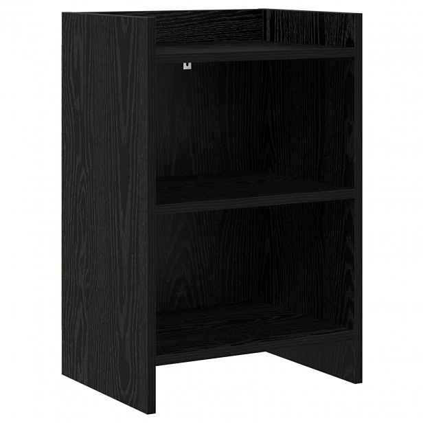 vidaXL Noční stolky Černý dub 40 x 30 x 60 cm Kompozitní dřevo