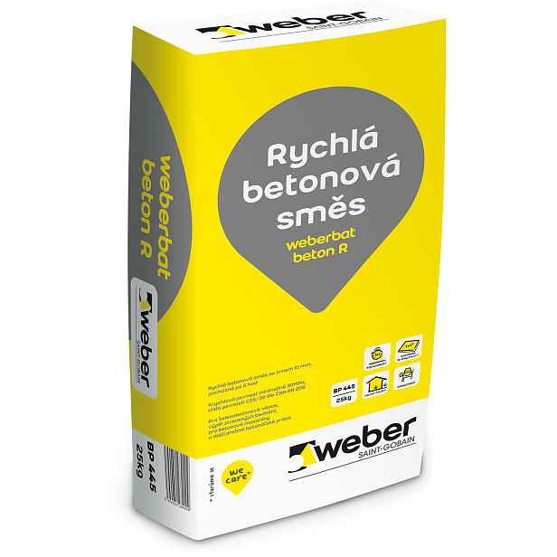 Beton C25/30 weberbat beton R 25 kg