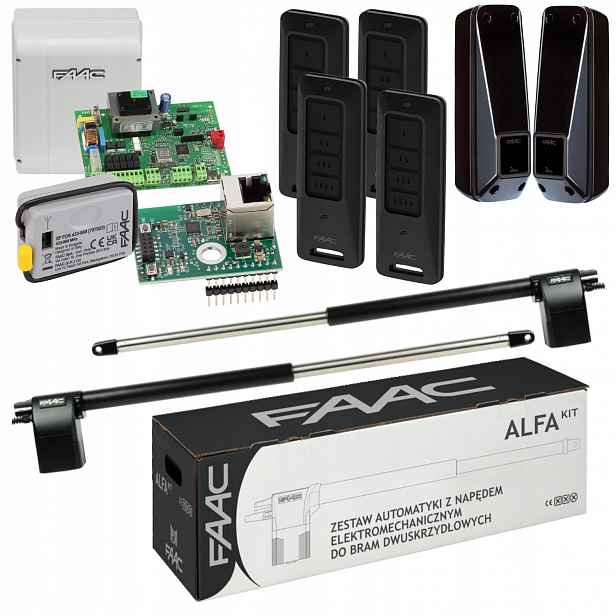 Faac Alfa+ Xwbl- WiFi Lan+ Pilot XT4FDS 4ks pohon dvoukřídlé brány