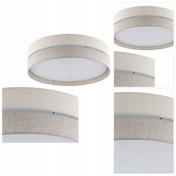 Stropní Svítidlo Eco šedý, jemné osvětlení v ložnici, funkční Tk Lighting