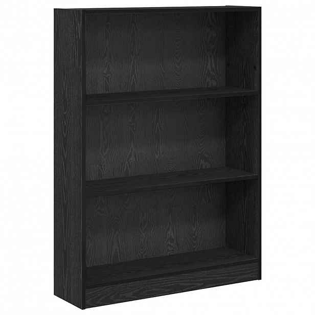 vidaXL Knihovna 80 x 24 x 109 cm Kompozitní dřevo Černý dub