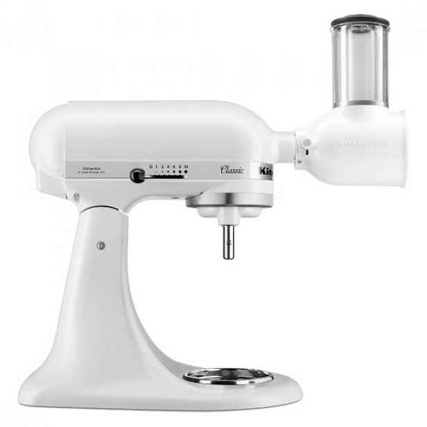 Mixér s mísou, 4,3 l, s kráječem, Classic, Matte White - KitchenAid