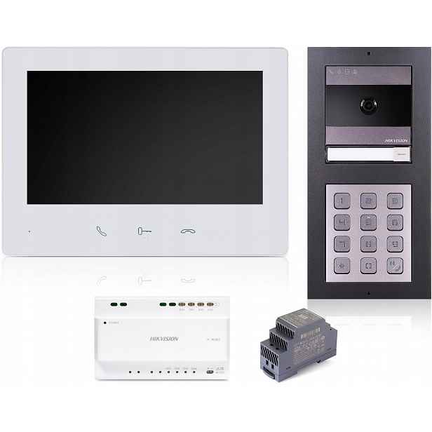 Videodomofon Hikvision DS-KIS704EY-ACW2/Hliník