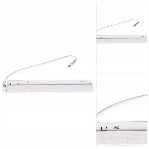 Bílý napájecí zdroj Magnetic Acc pro moderní řadu v obývacím pokoji MaxLight