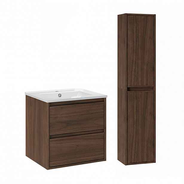 Petits-meubles KOUPELNOVÝ NÁBYTEK 51cm Edmé 2er-Set Dřevo