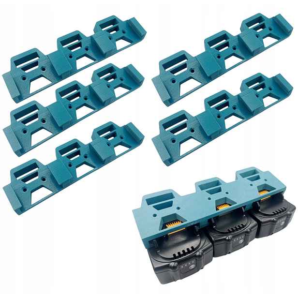 Trojitý držák na 3 baterie je vhodný pro Makita Lxt 18V mini 5ks