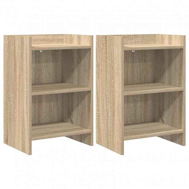 vidaXL Noční stolky 2 ks Dub sonoma 40 x 30 x 60 cm Kompozitní dřevo