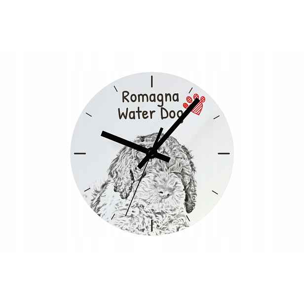 Lagotto Romagnolo hodiny se psem, závěsné a stojící, personalizace fotografií