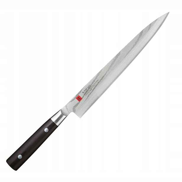 Nůž japonský na sushi sashimi Kasumi Damascus K-85024 24 cm VG-10 60 Hrc