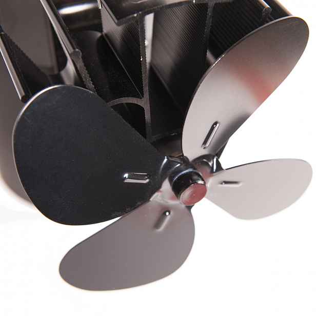 Ventilátor na kouřovod FLAMINGO čtyřlopatkový magnetický, černý FLHSF17-263