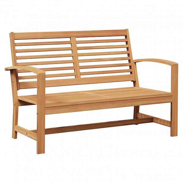 vidaXL lavice Hnědá 110 x 65 x 76,5 cm Pevné teakové dřevo