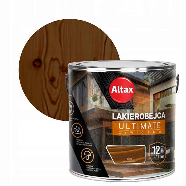 Altax Lakovač Na Dřevo Ultimate Pryskyřičný 5 L Hnědý