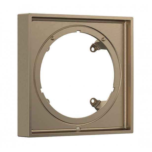Axor ShowerSelect ID - Prodloužení 17x17 cm, kartáčovaný bronz 13645140