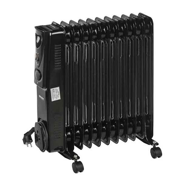 Elektrický Olejový Radiátor Volteno 2500 W Černý