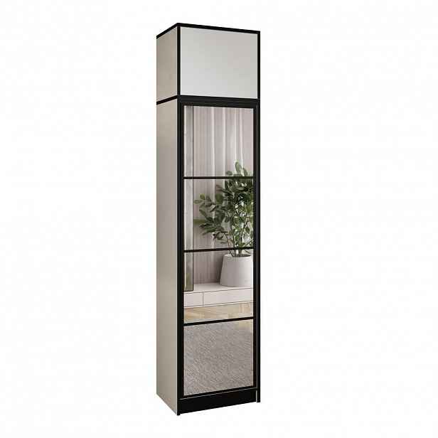 Kier Furniture ŠATNÍ SKŘÍŇ EDEN s nástavbou 1D Bílá