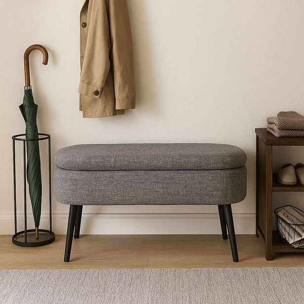 Lavice s úložným prostorem OSLO LINEN
