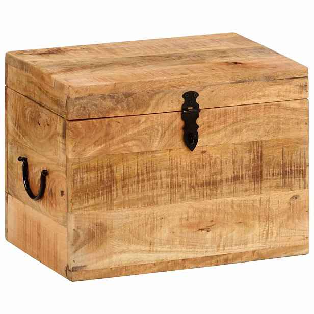 vidaXL Úložný box 39 x 28 x 31 cm masivní mangovníkové dřevo