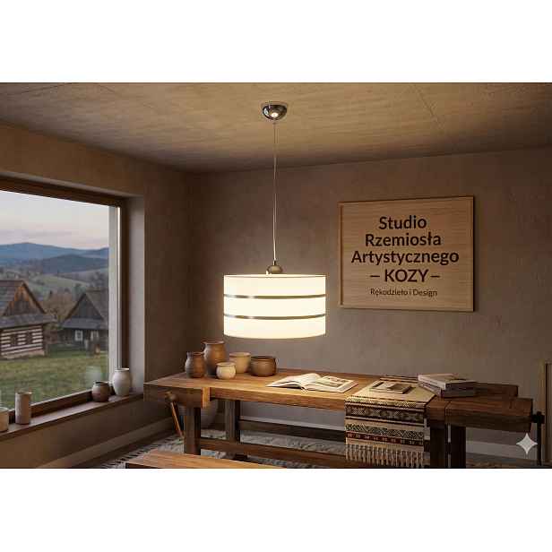 Euro-Lamp Závěsná lampa Abažur Ab I 350 mm Bílá Matná 1X60W Výrobce