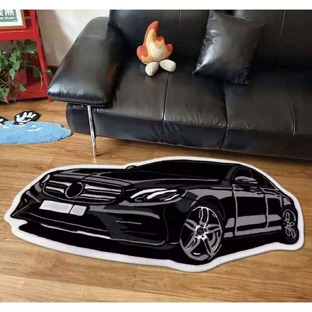 Koberec se sportovním autem Amg Automobilový Dárek Ozdoba Y2K
