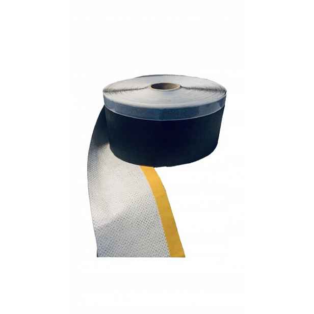 Teplá páska pro montáž oken/vnějších dveří 10 cm x 25 m s butylovým lepidlem