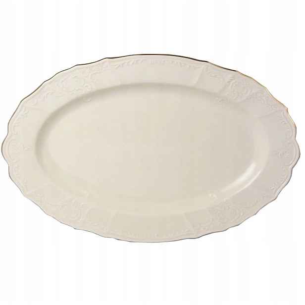 Bernadotte Ivory Gold Mísa Oválná 39 CM