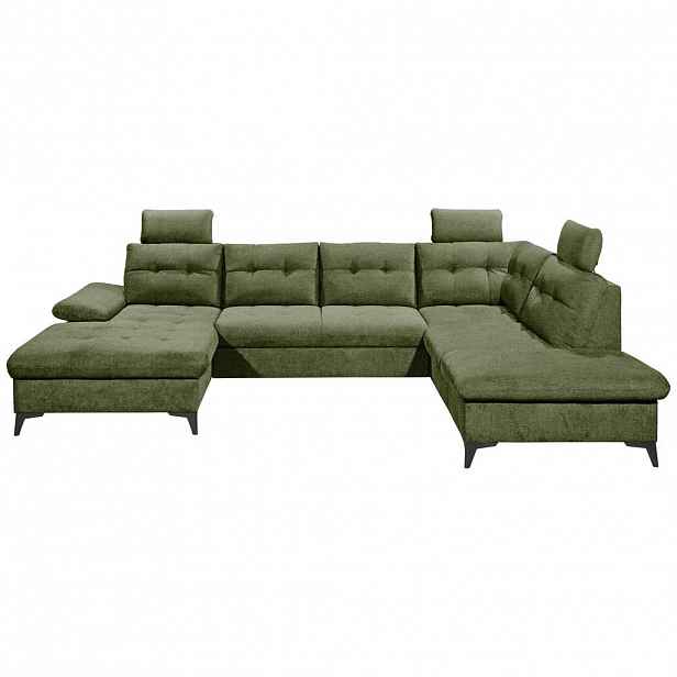 MID.YOU SEDACÍ SOUPRAVA, textil, olivově zelená