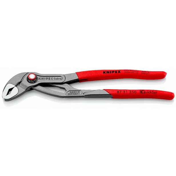Nastavitelné Kleště Na Trubky Cobra Quickset 250 MM, 87 21 250 Knipex