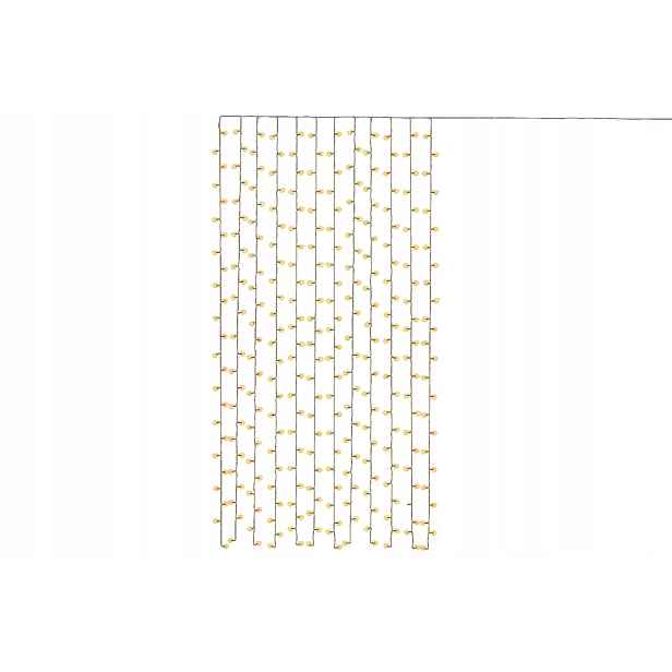 Goobay Led světelný závěs,300 LED,12 x 2,5m, dálkové ovládání, USB/baterie