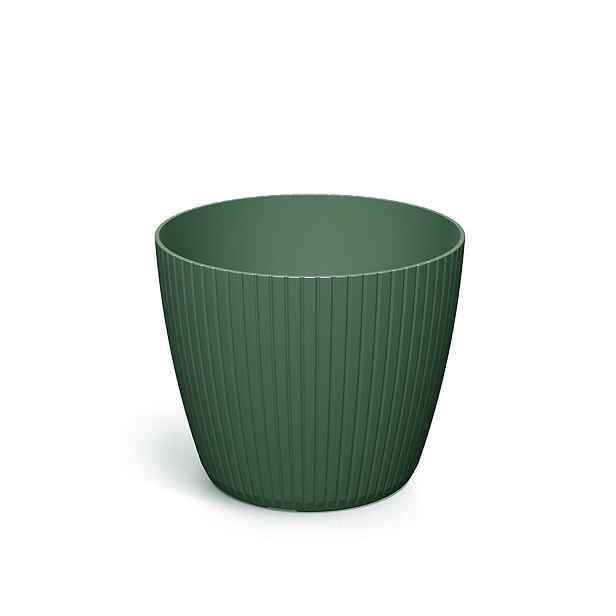 Prosperplast Květináč LAMIE tmavě zelený, varianta 11,9 cm
