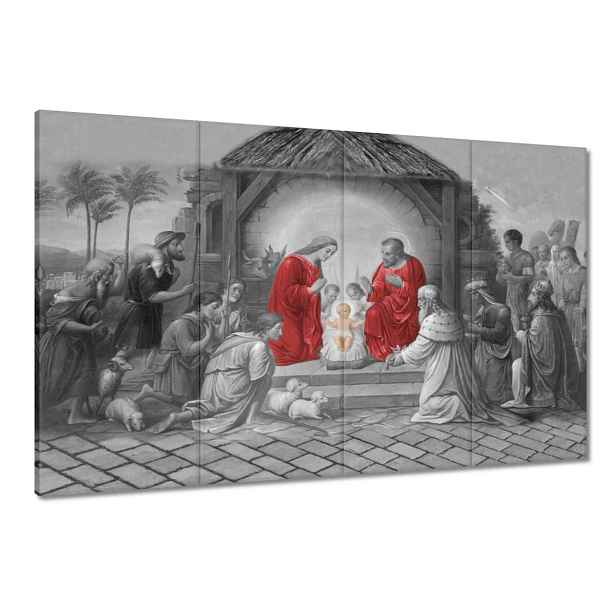 Obrazy 120x80 Svatá rodina červená