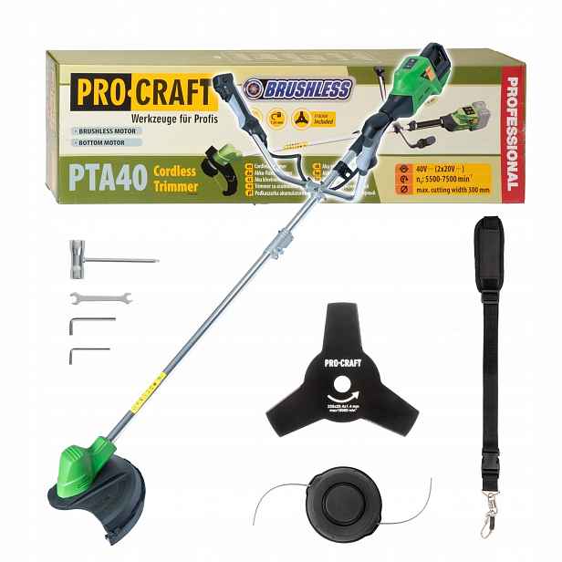 Aku křovinořez Procraft PTA40 (bez baterie a nabíječky)