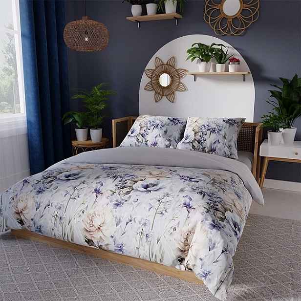 Povlečení 160x200 Celeste s velkými květy